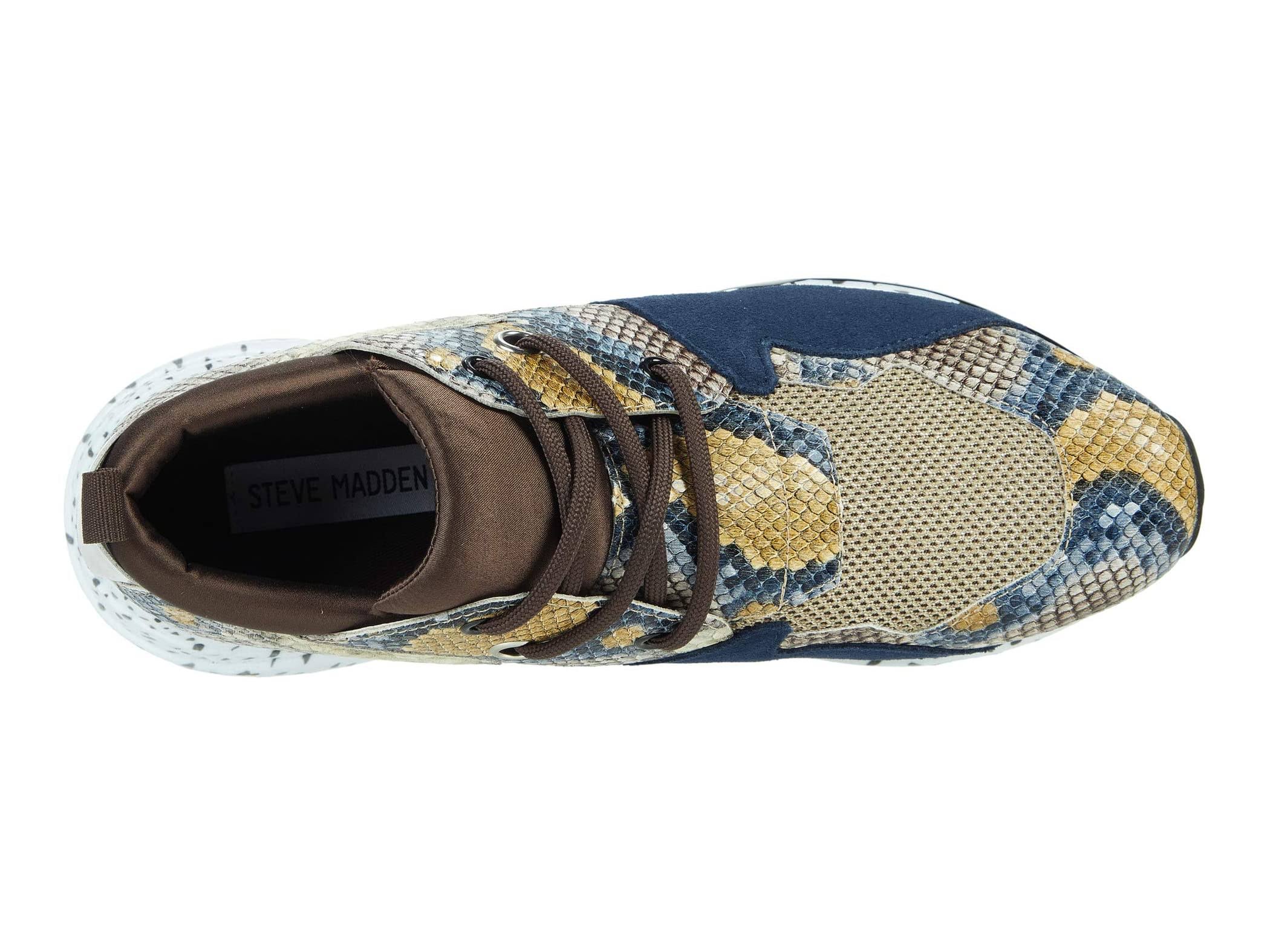 Steve Madden Cliff Sneaker Women s Shoes Multi Snake 6 M KSD0K 9I069 56.88